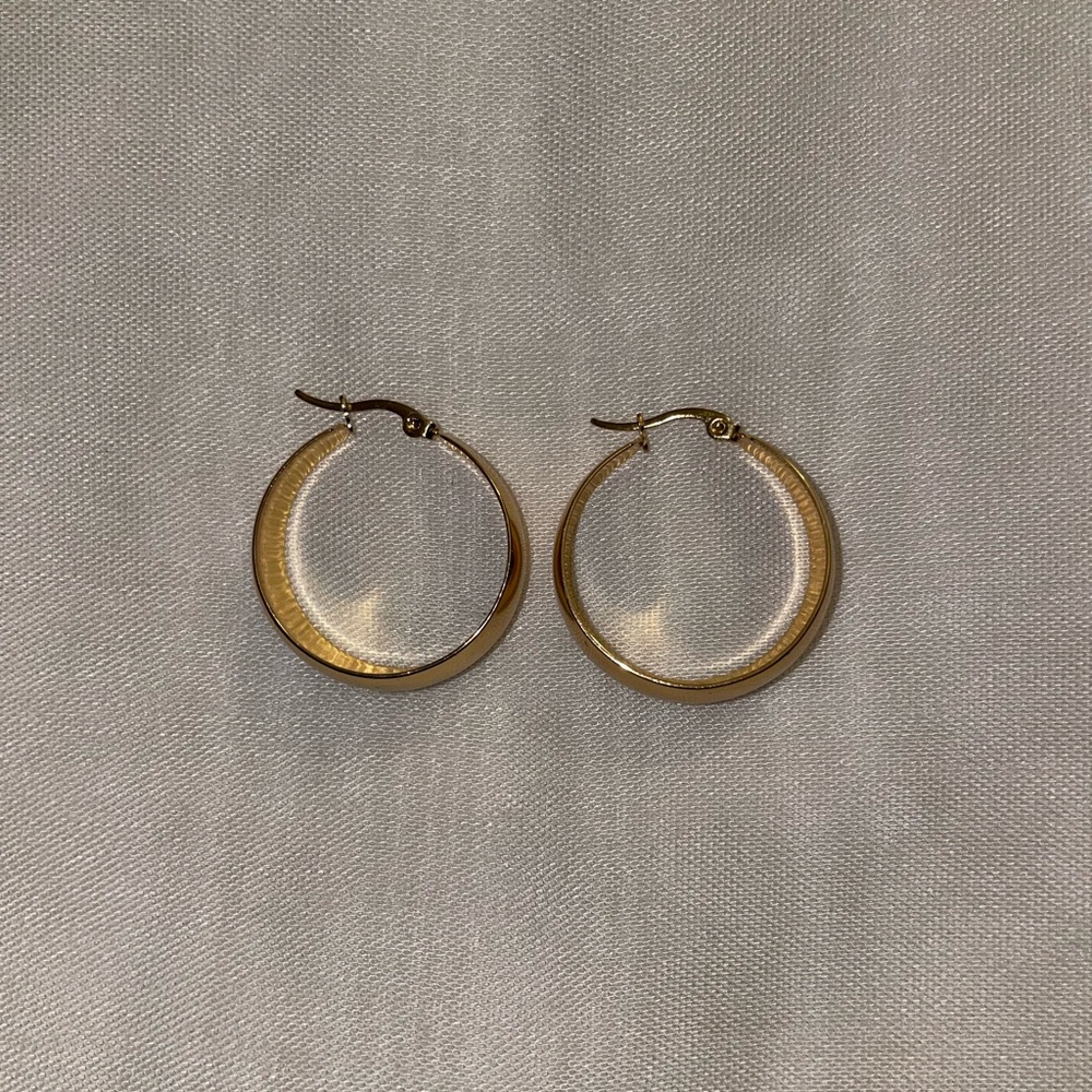 Delicate Gold Hoop Earrings | Jewelry Sale